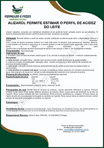 FORMULAÇÃO ALIZAROL PERMITE ESTIMAR O PERFIL DE ACIDEZ DO LEITE