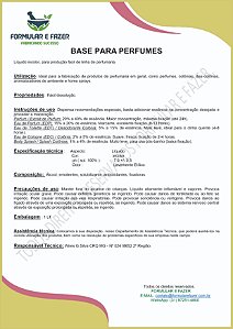 FORMULAÇÃO BASE PARA PERFUMES