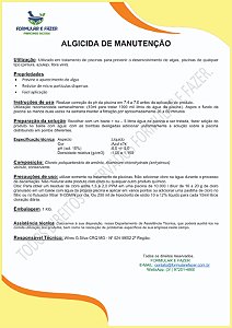 FORMULAÇÃO ALGICIDA DE MANUTENÇÃO