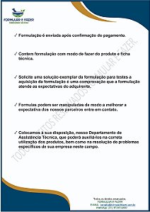 FORMULAÇÃO DESENGRAXANTE ALCALINO PESADO – RETÍFICA AUTOMÁTICA A QUENTE