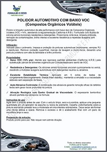 FORMULAÇÃO POLIDOR AUTOMOTIVO COM BAIXO VOC (Compostos Orgânicos Voláteis)