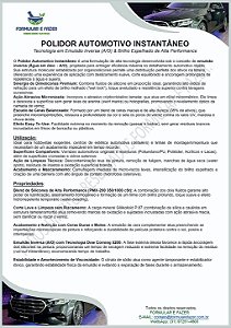 FORMULAÇÃO POLIDOR AUTOMOTIVO INSTANTÂNEO