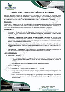 FORMULAÇÃO SHAMPOO AUTOMOTIVO PADRÃO COM SILICONES