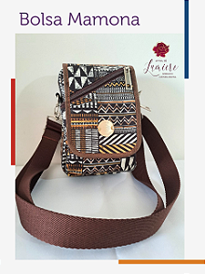 Bolsa Mamona - Étnico 01 com marrom