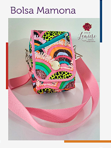 Bolsa Mamona - Tapetes com rosa chiclete