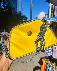 Bolsa Baunilha - Amarela com cinza