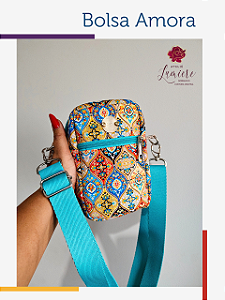 Bolsa Amora - Marroquina com tiffany