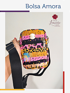 Bolsa Amora - Onça Festa com preto