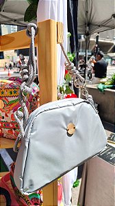 Bolsa Baunilha - Cinza claro com prata