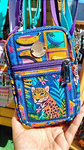 Bolsa Amora - Onça frases com roxo