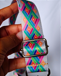 Alça Avulsa - Geométrica colorida