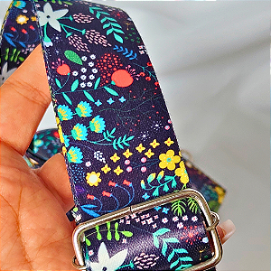 Alça Avulsa 4cm - Florida preta