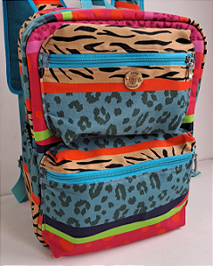 Mochila Saramago - Animal colors com tiffany