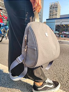 Mochila Lótus - Cinza