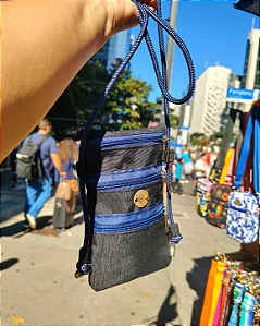 Bolsa Guaraná - Preta com azul marinho