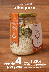 Risoto Alho Poró - 4 Porções