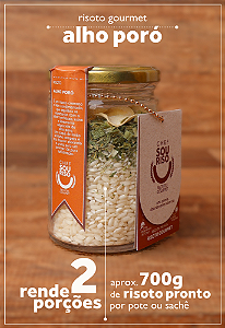 Risoto Alho Poró - 2 Porções