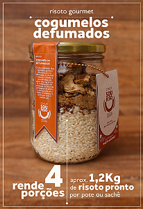 Risoto Cogumelos Defumados - 4 Porções