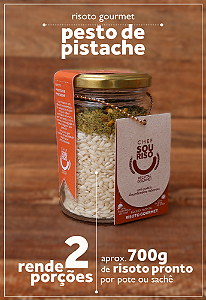 Risoto Pesto de Pistache - 2 Porções