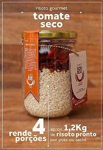 Risoto Tomate Seco - 4 Porções