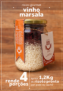 Risoto Vinho Marsala - 4 Porções