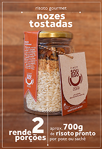 Risoto Nozes Tostadas - 2 Porções