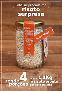 Surpreenda-me! - 4 Porções de Risoto