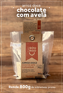 Arroz Doce Chocolate com Avelã