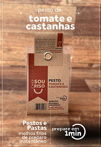 Molho Pesto de Tomate e Castanhas