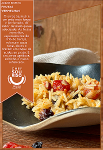 Arroz Festivo de Frutas Vermelhas