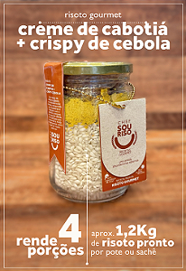 Creme de Cabotiá + Crispy de Cebola - 4 Porções