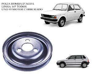 Polia Bomba D'água FIAT147 / Uno 95 Motor Carburado
