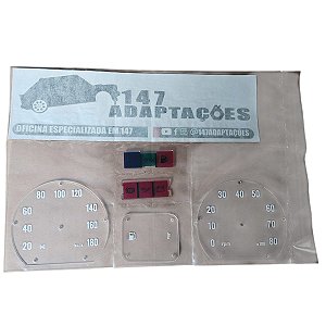 Acrílico Painel Instrumentos Fiat 147 Rallye
