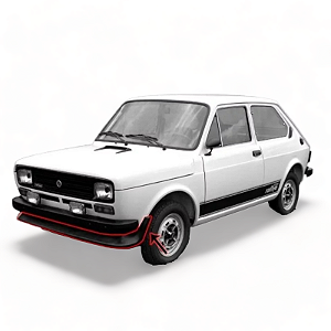 Spoiler Dianteiro Fibra De Vidro Fiat 147 Rallye Brio