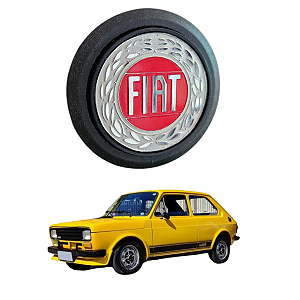 Botão Da Buzina C/ Logo Da Fiat De Inox Em Relevo FIAT 147