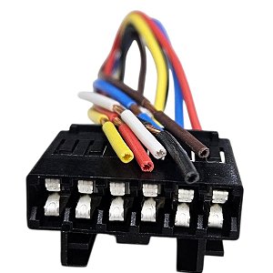 Chicote Conector Lanterna Traseira Tempra Painel UNO 06 vias