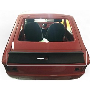 Aerofólio Tampa Traseira Fiat 147 Rallye De Fibra com furo
