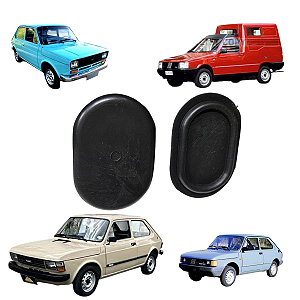 Par Tampão Oval Assoalho Linha Fiat 147 Fiorino Oggi Spazio