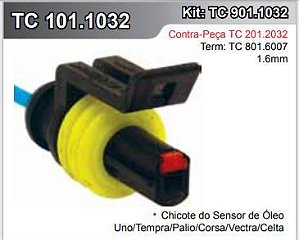 Chicote Sensor Óleo Uno Tempra Palio Corsa Vectra Celta 1via -241