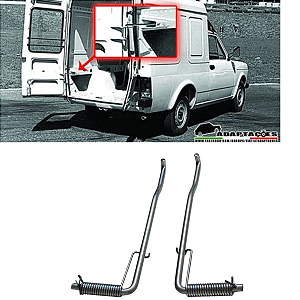 Limitador Porta Traseira Fiorino Furgão Mod Fiat 147