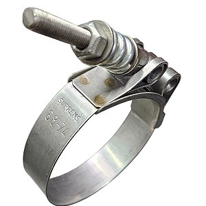 ABRACADEIRA INOX TUCHO MOLA 68X73  - S6/TUIM/TISM