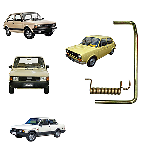 KIT HASTE CAPO DO FIAT 147 76/80 BRIO + MOLA CAPO