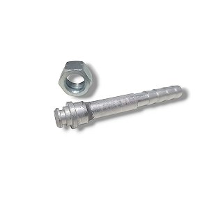 Conexão Radial R134-A Reta Fêmea 06mm Alumínio S/Clip - 1794
