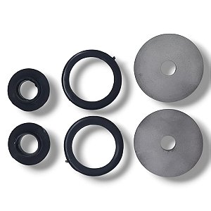 KIT 6 Arruelas Reparo Coxim Amortecedor Dianteiro Fiat 147