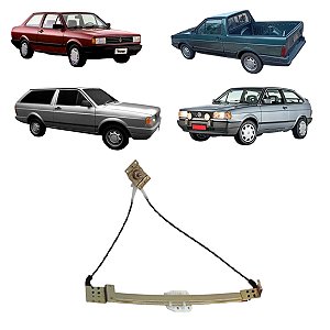 Máquina Vidro Mecânico Pino Alto LE Volkswagen Gol 88/96 - Parati 88/96 - Saveiro 88/97 - Voyage 88/96 (20575 Universal)