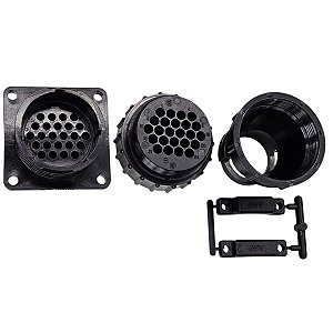 KIT 24 VIAS CONECTOR PAINEL MACHO/ FEMEA / Prensa