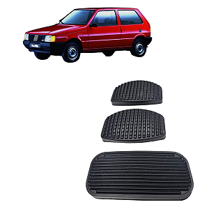 kit Capa P/ Pedal (Freio/Embreagem/Acelerador) Fiat Uno