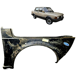 PARALAMAS FIAT 147 LADO DIREITO  DIANTEIRO  PRETO ORIGINAL