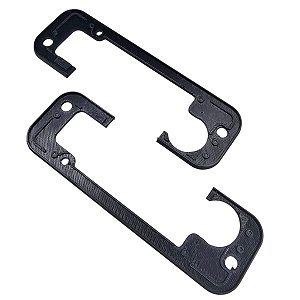 Par Guarnição 3D Flexível Acabamento Maçaneta Fiat 147 LE LD