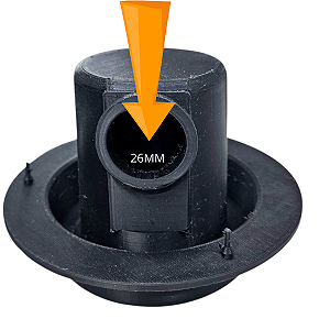 Coifa Guarda Pó Trambulador Oggi e Spazio Ø 26mm - 3D TPU